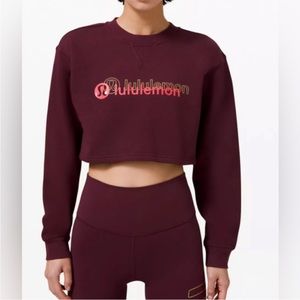 Lululemon All Yours Cropped Crew Pullover‎ Lunar New Year Limited Ed s8 🌙